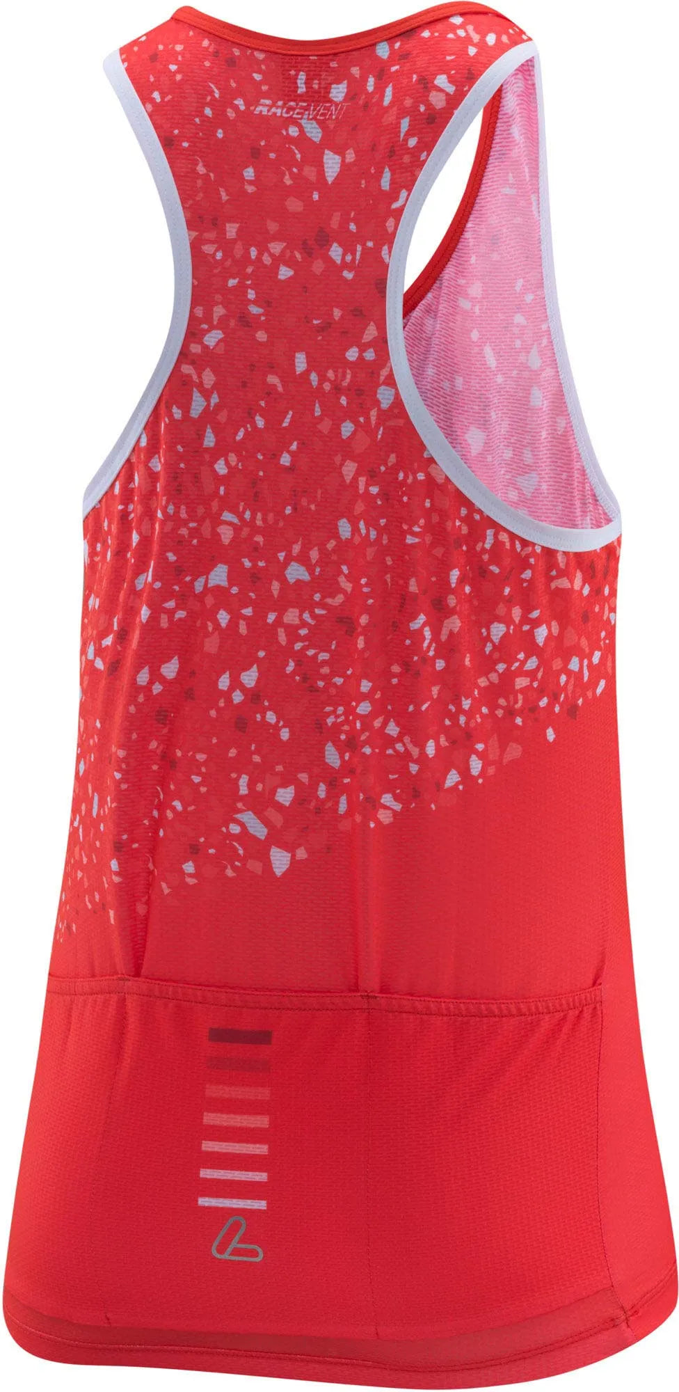 Löffler Women Bike Racerback Top Vent Fire Op Orange