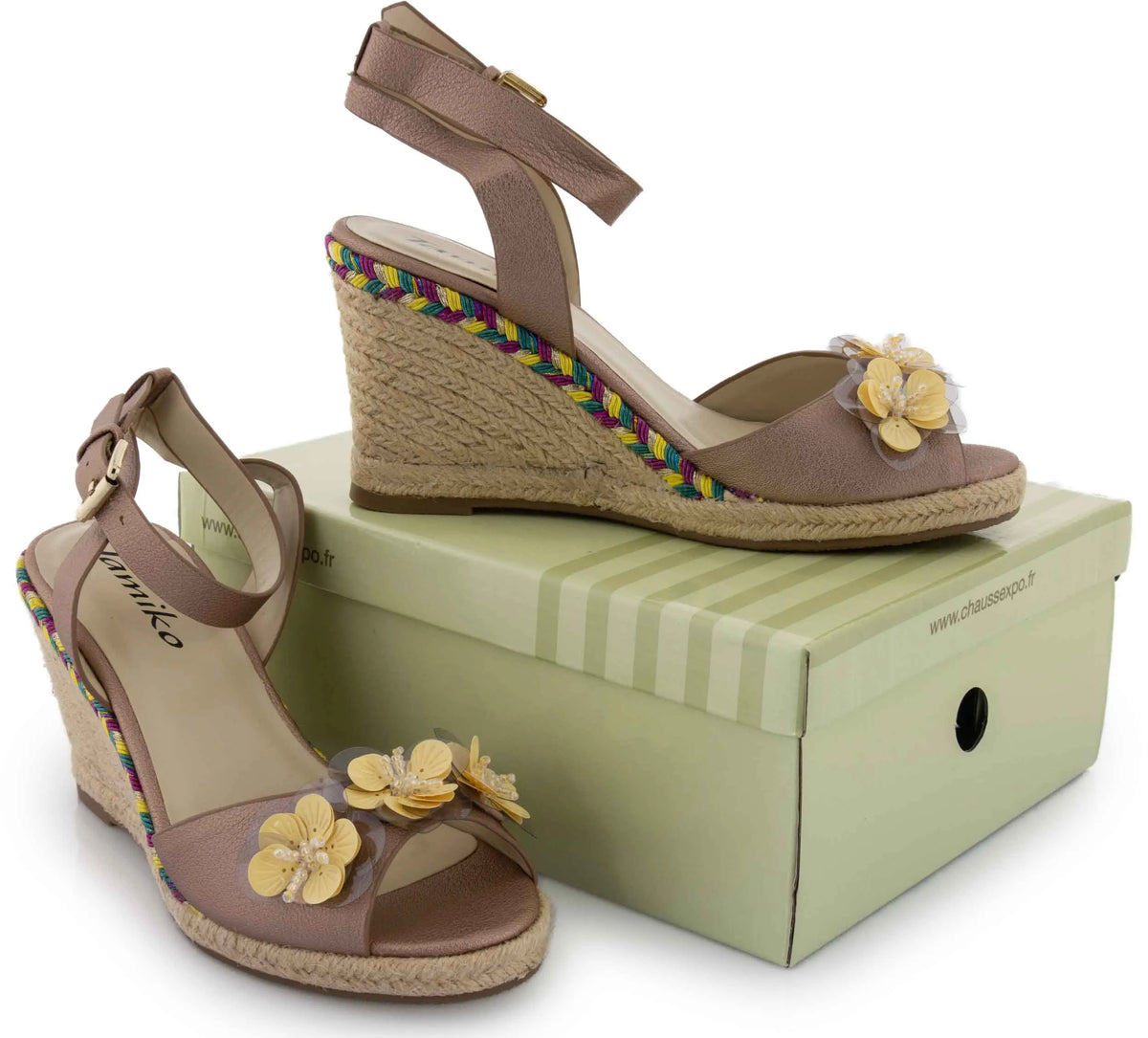Chaussures d'été pour femmes Tamiko marron