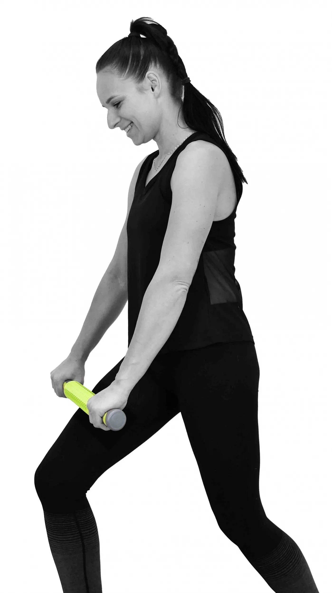 Massagestab Rollsoft Lifefit 53x4,5cm Grün