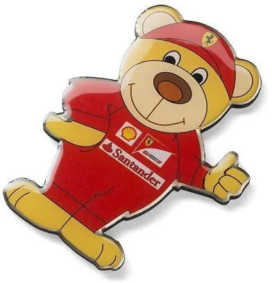 Magnet Ferrari Metal Teddy Roșu