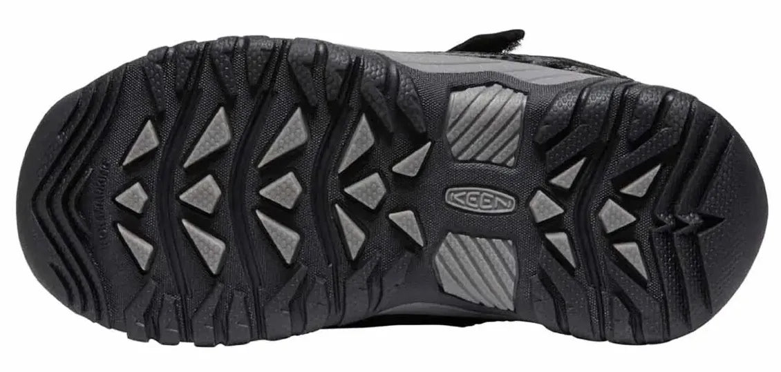Keen jr targhee low wp black/steel gray black 24