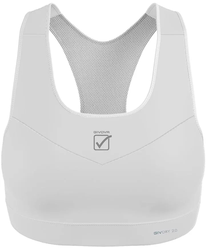 Sutiã Esportivo Givova Top Donna Branco Branco