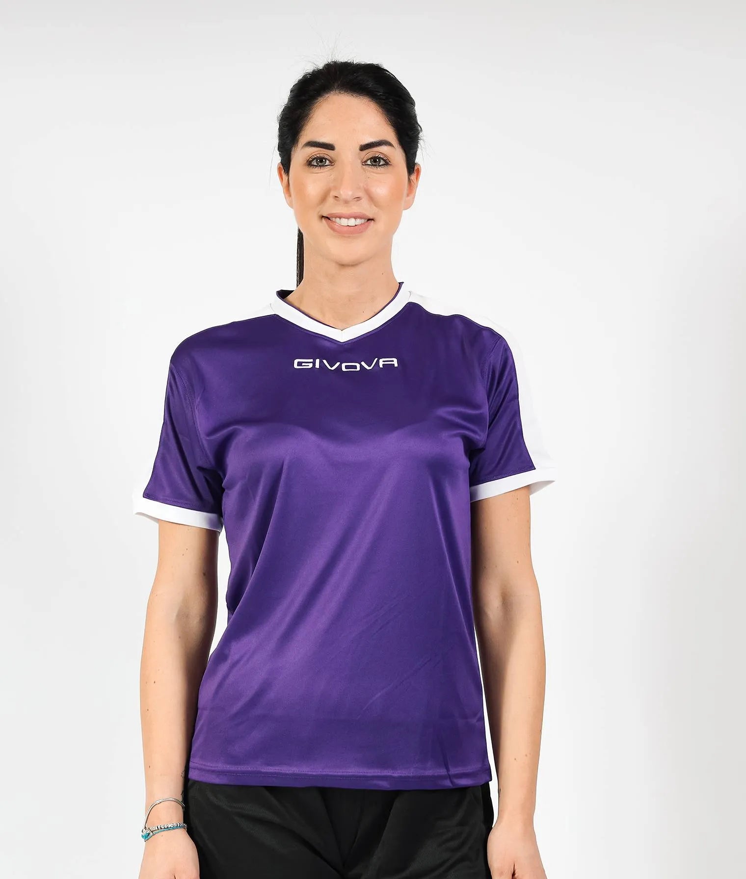 Sports T-shirt Givova Revolution Violet-lillac Purple