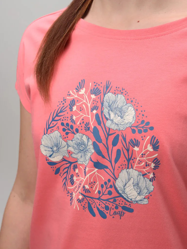 Дамска тениска Loap Barga Pink