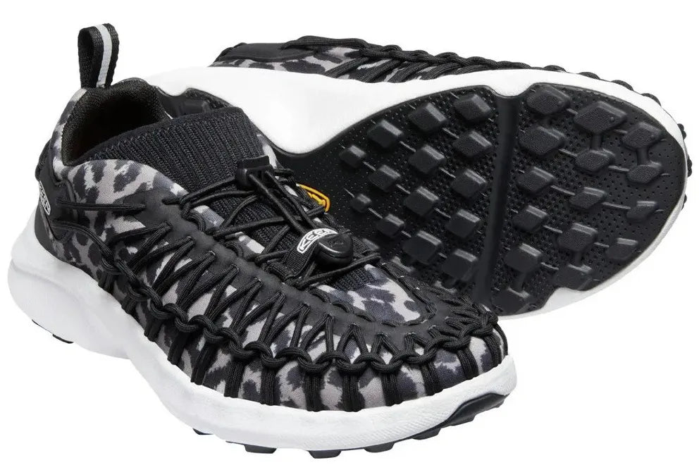 Keen Wmns Uneek Sneaker Animal Print/vit Svart