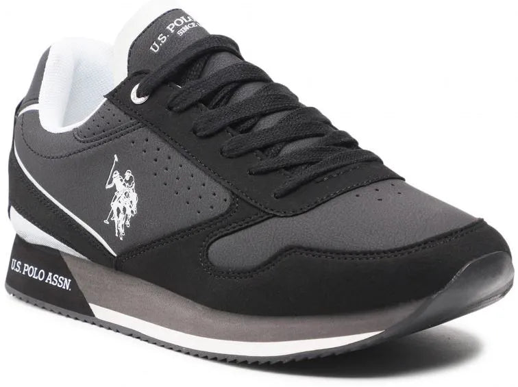 Férfi cipők U.s. Polo Assn. Fekete tornacipő