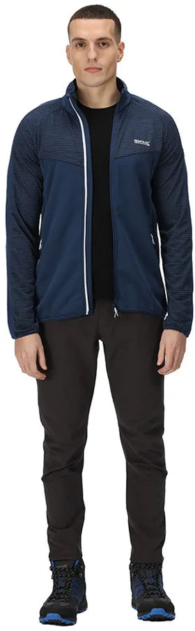 Hanorac pentru bărbați Regatta Men Yare Vi Extol Stretch Softshell Jacket Admir Blue