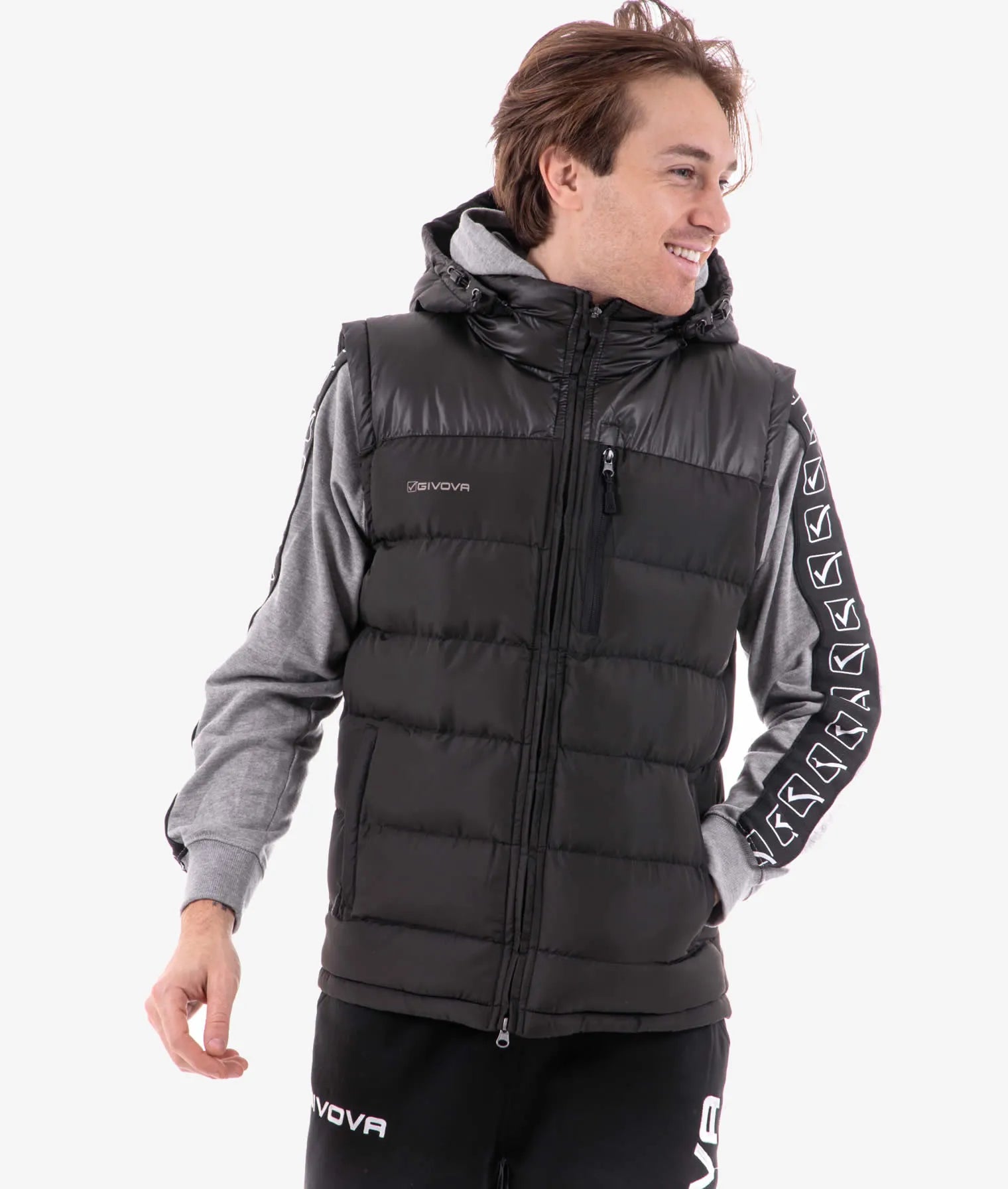 Colete de Inverno Givova Prime Preto 2xl