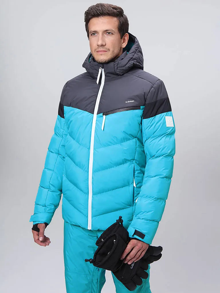 Herren-Skijacke Loap Oridior Blau