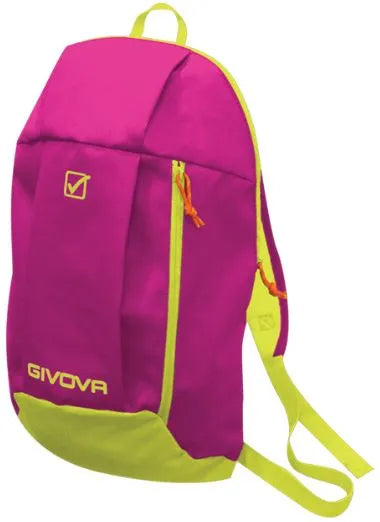 Backpack givova zaino capo fuxia-amarillo fluo pink