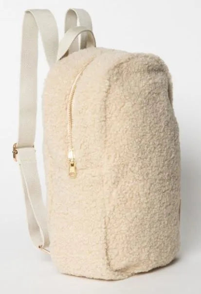 Børnerygsæk ecru teddy mini studio noos beige