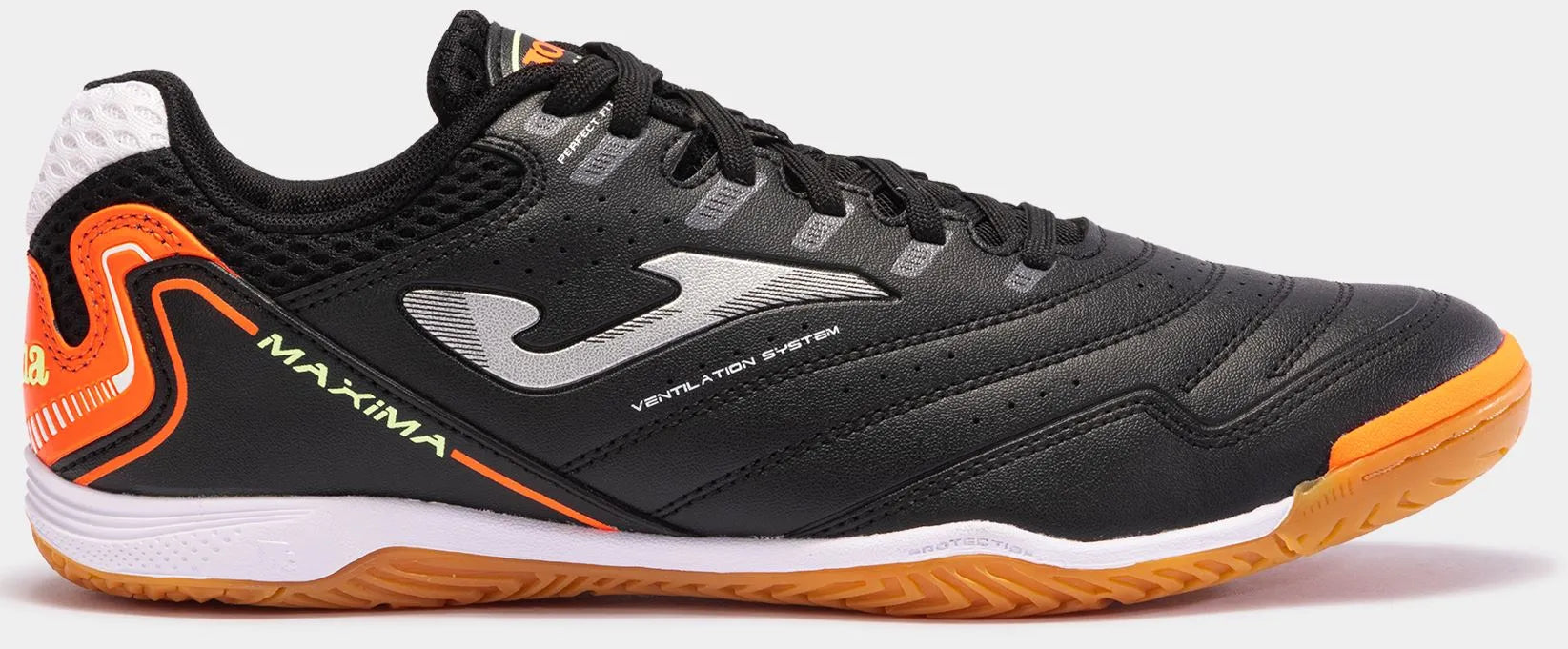 Indoorschoenen joma maxima zwart-oranje indoor zwart 44