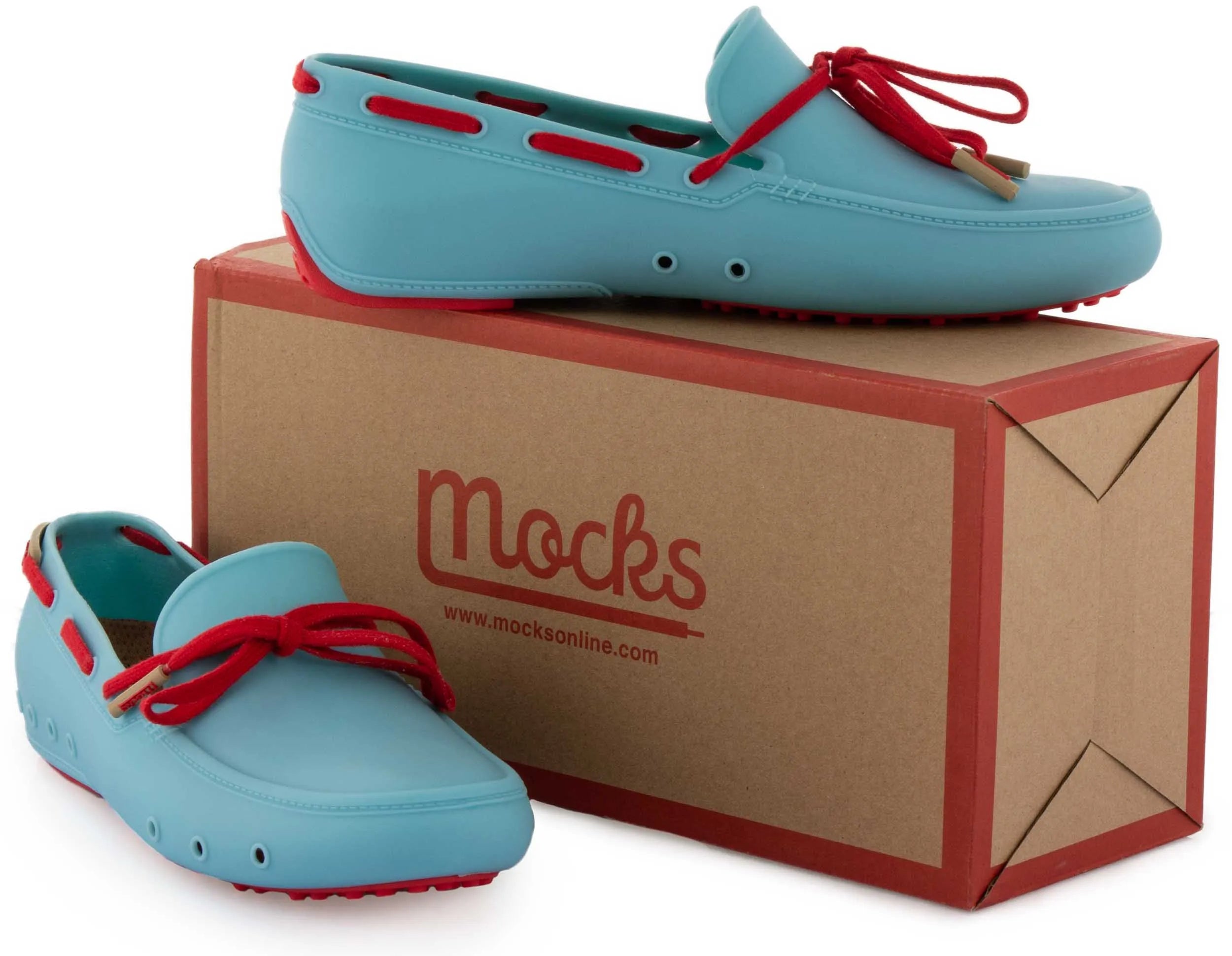 Scarpe estive unisex finte blu