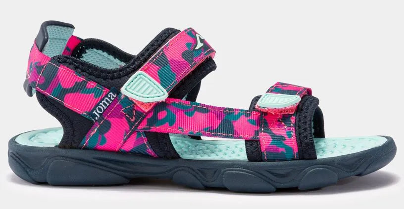 Sandalias infantiles joma boat marino-turquesa rosa 32
