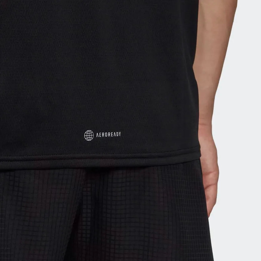 Camiseta de running para hombre adidas men d4r black m