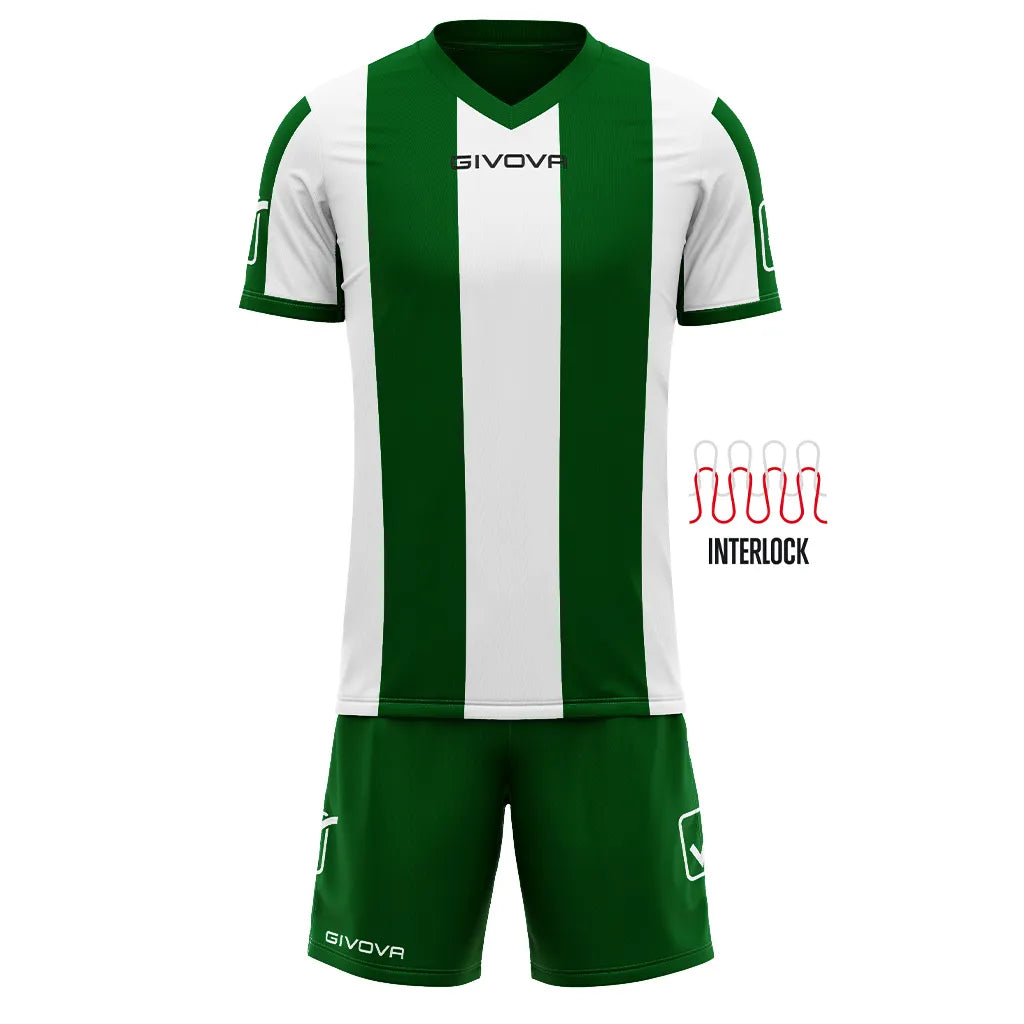Sportset givova catalano groen-wit groen xl