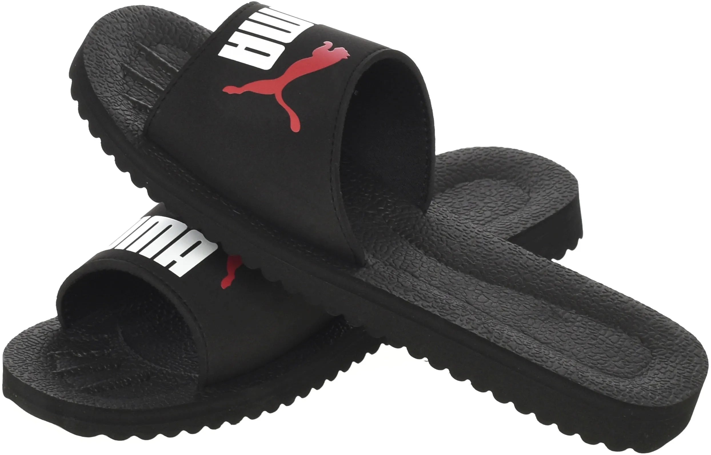 Puma Purecat Slide Svart-vita Tofflor