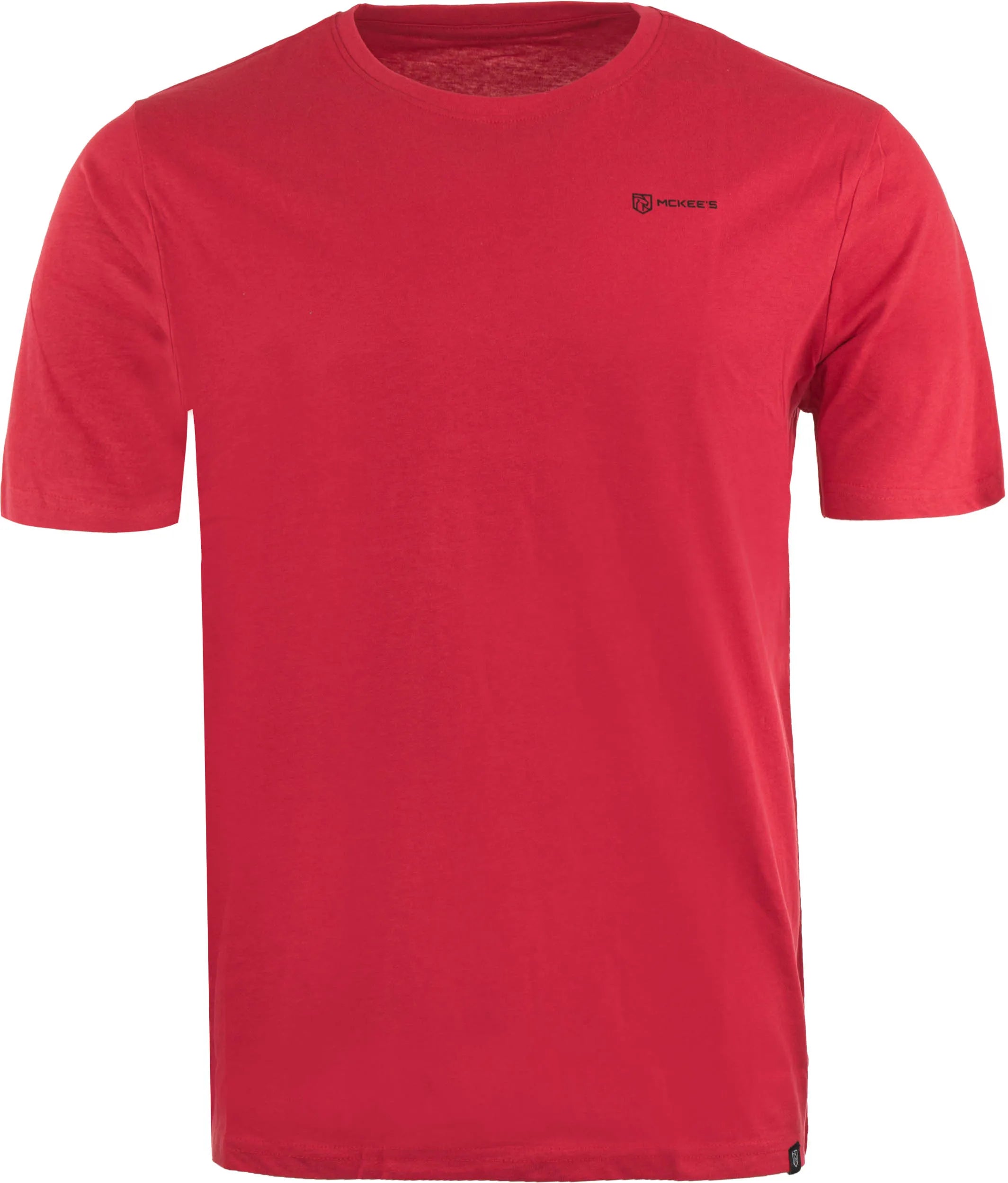 Heren T-shirt Mckees Garda Rood
