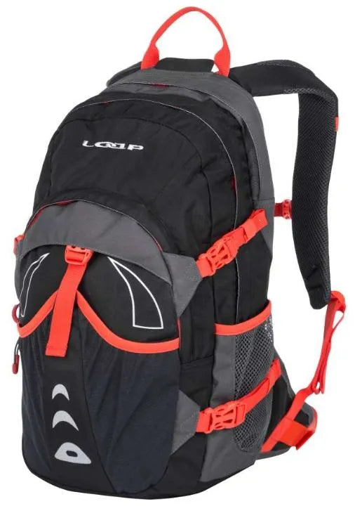 Mochila de ciclismo Loap Topgate preto-vermelho preto