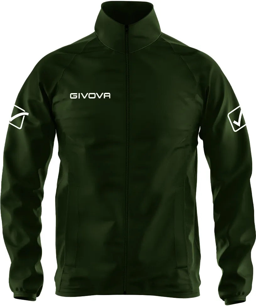 Kurtka sportowa Givova Basico Green Militare Green 2xl