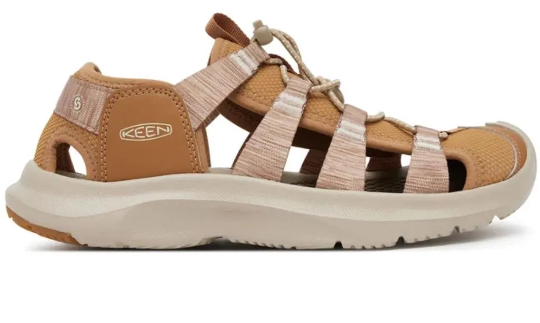 Women's Sandals Keen Wmns Seanik H2 Chipmunk/cornstalk Brown