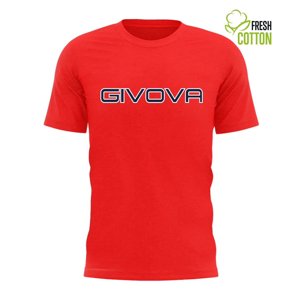 Katoenen t-shirt givova spot rood 2xl