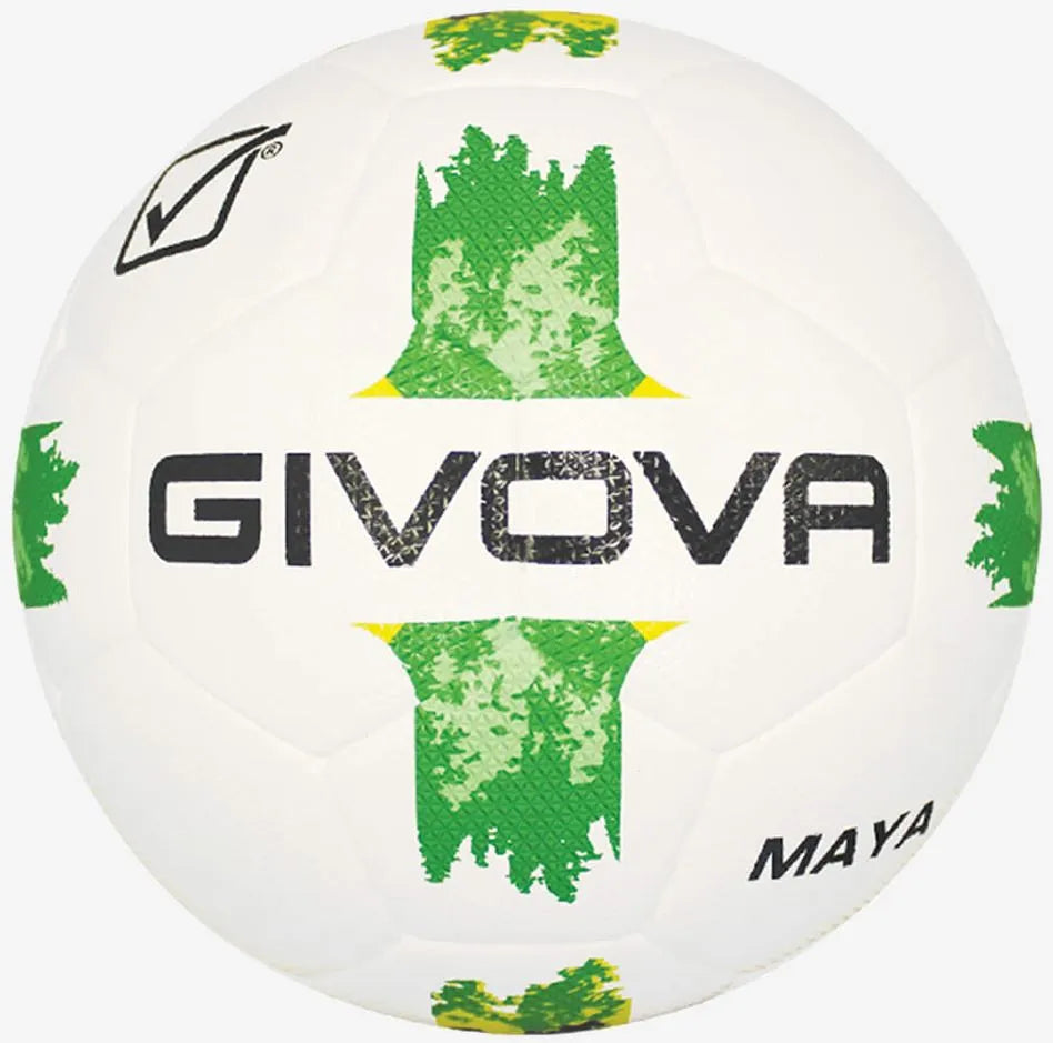Futbalová lopta givova pallone maya zeleno-čierna zelená 5