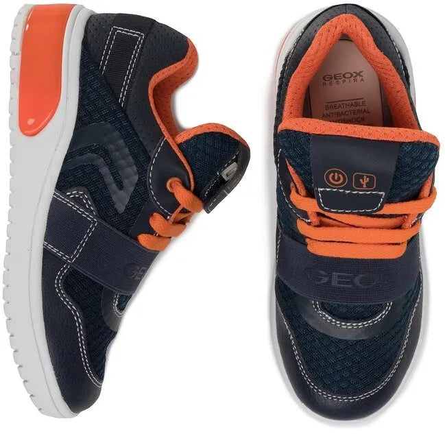 Chaussures Enfant Geox Jr Xled Sneaker Bleu Foncé