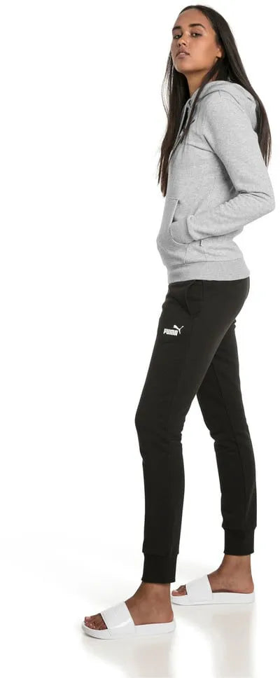 Damen Puma Hoody Grau