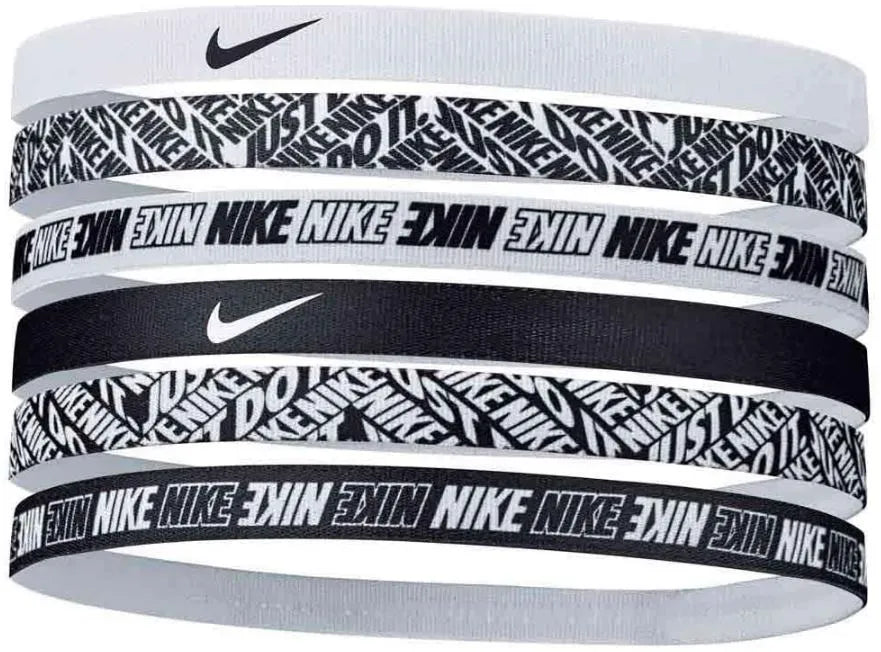 Confezione da 6 fasce per capelli Nike Bianco-bianco-bianco Bianco