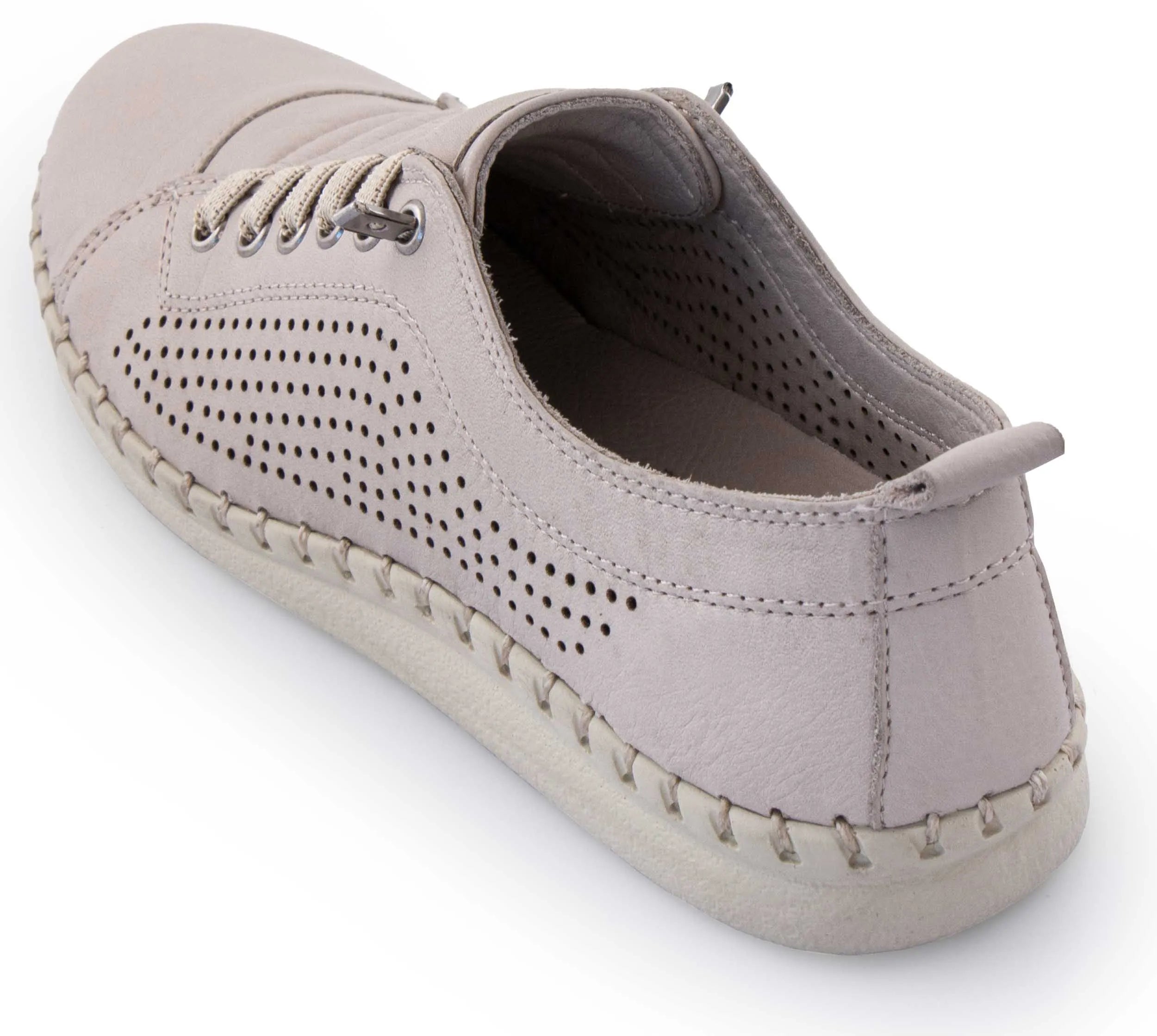 Chaussures en cuir pour femmes nell perform gris 37