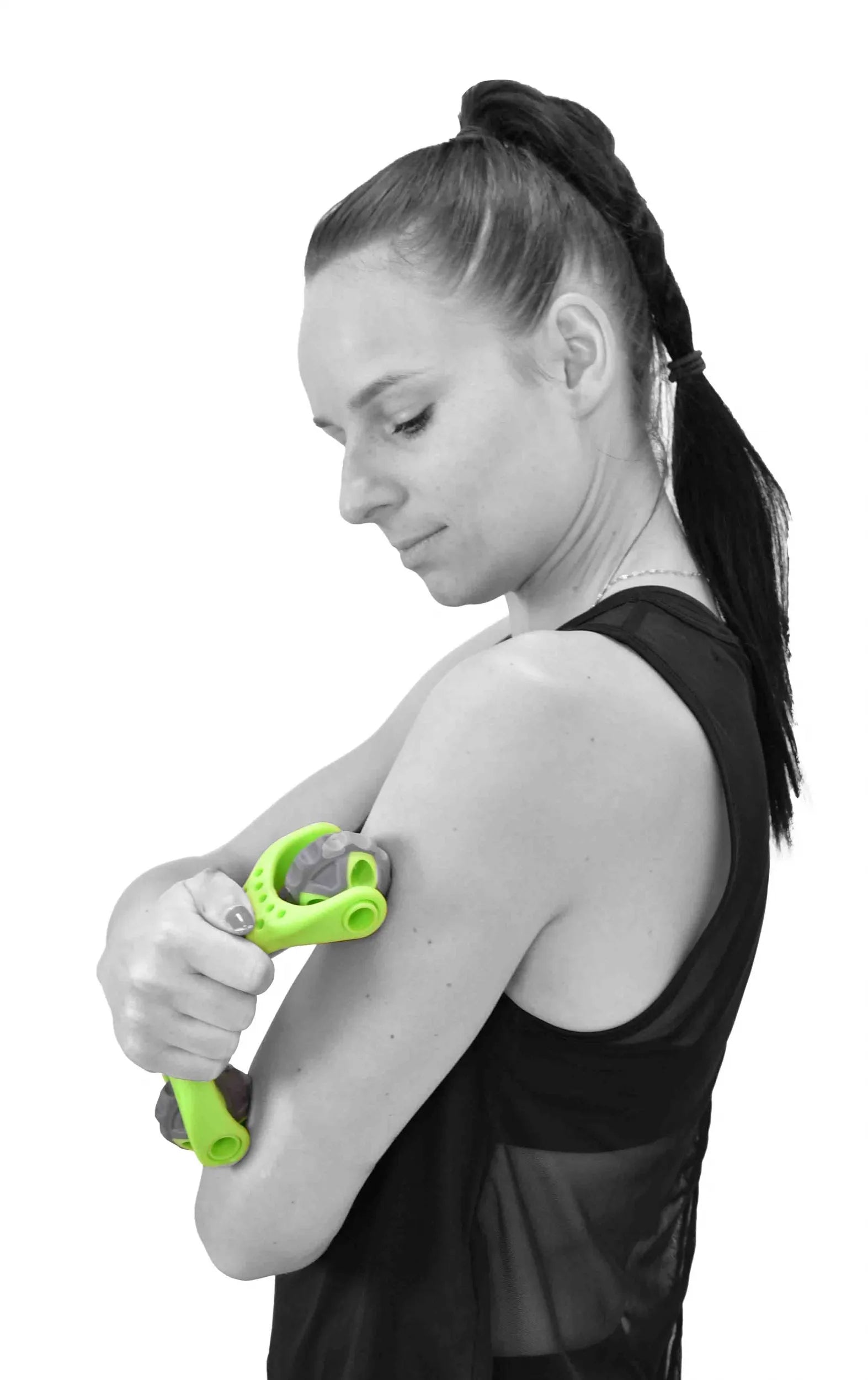 Palo de masaje twinroll-u lifefit verde