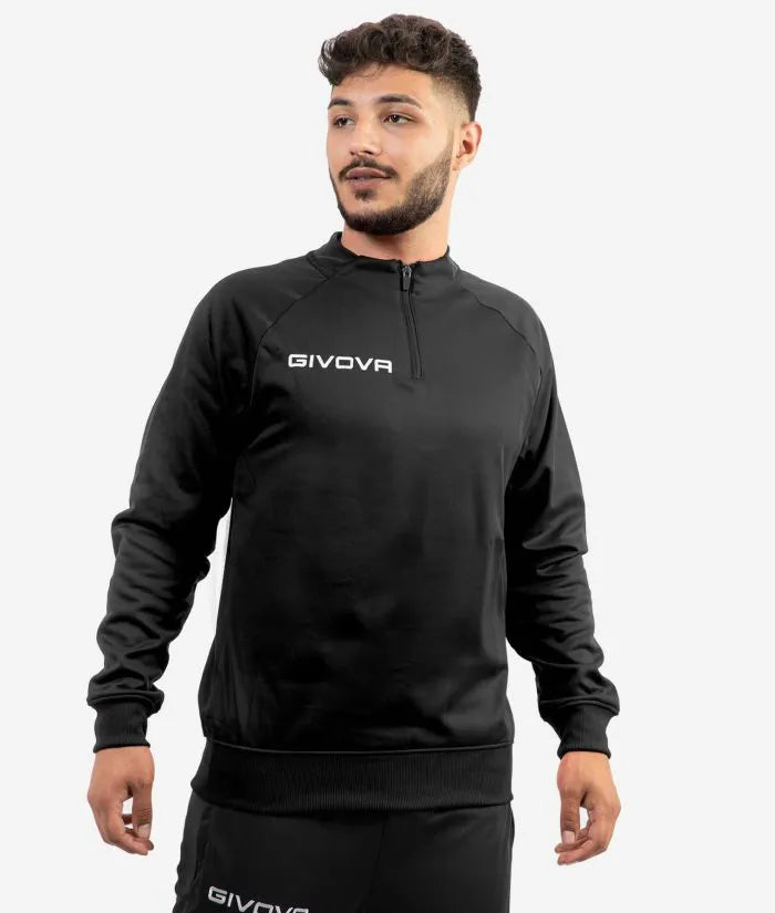 Sport-Sweatshirt Givova Maglia Tecnica Schwarz