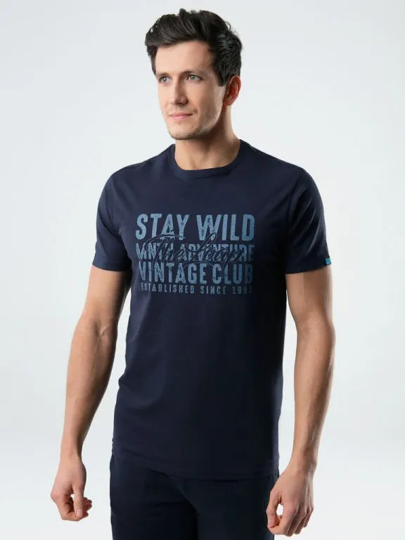 Camiseta Masculina Loap Azul Amieiro