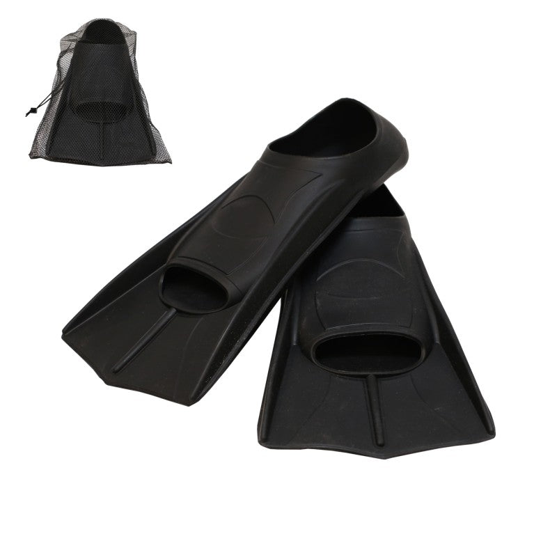 Schnelle Schwimmflossen Schwarz