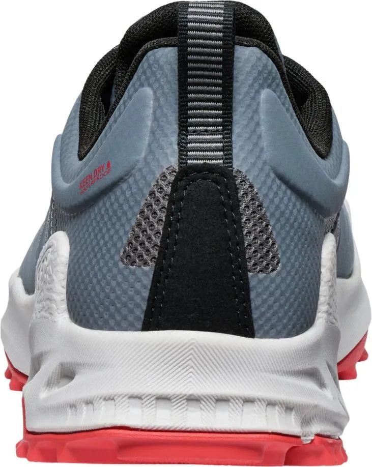 Men's Shoes Keen Men Zionic Wp Steel Grey/poppy Red Blue