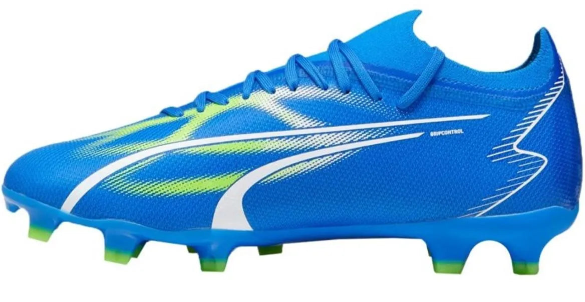 Chuteiras Puma Ultra Match Fg-ag Azul-branco Azul