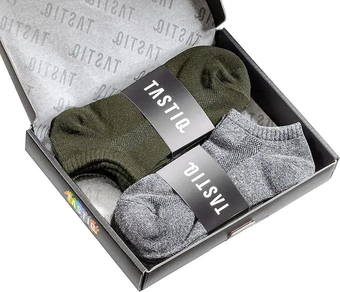 Chaussettes Tastic 6-pack Giftbox Gris olive Vert 39-42