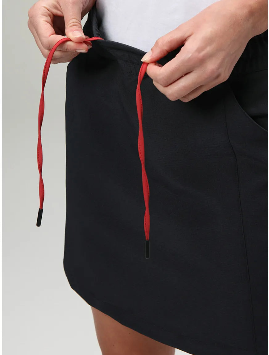 Saia feminina uznora dblu azul xs