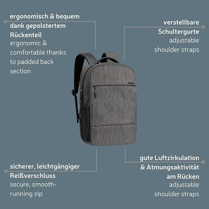 Aspensport Backpack 19 L Mottled Gray