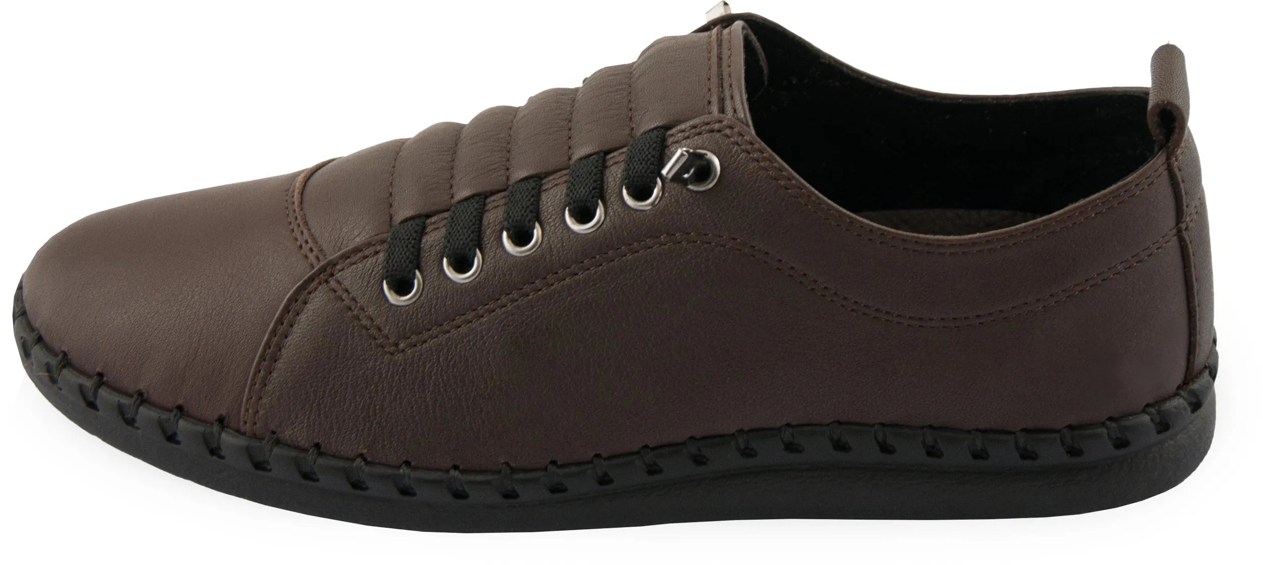 Damen-Lederschuhe Nell M6019 Braun