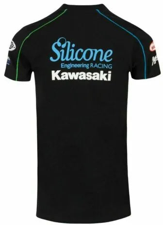 Kinder-Kawasaki-T-Shirt Schwarz