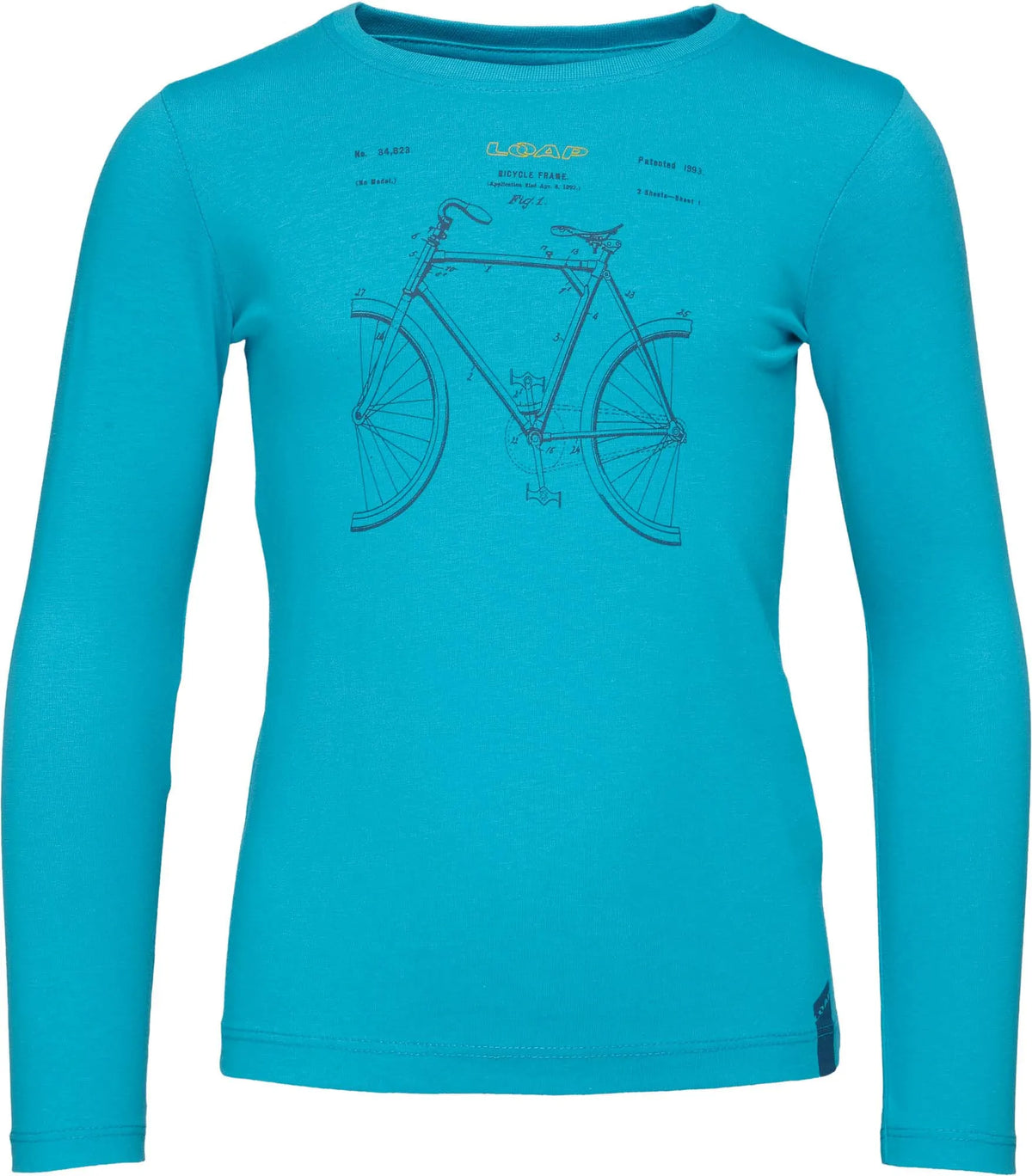Kinder-T-Shirt Loap Buvon Blau 112-116