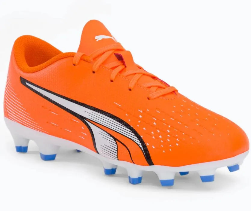 Dziecięce buty piłkarskie Puma Jr. Ultra Play Fg/ag pomarańczowe