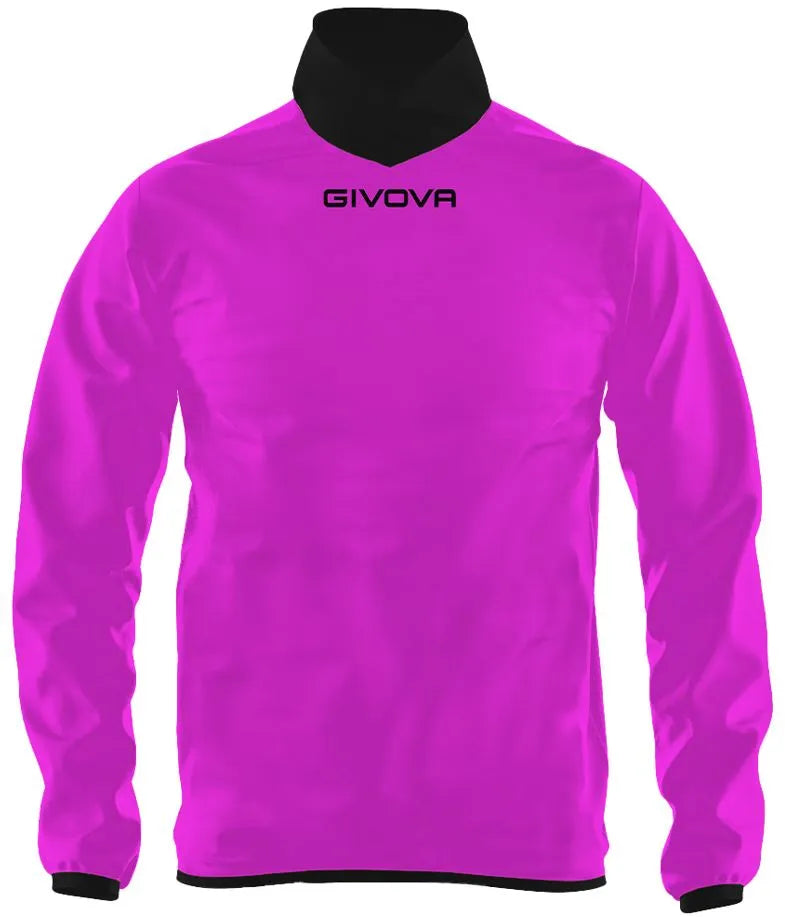 Men's Waterproof Jacket Givova Rain Jacket Fuxia