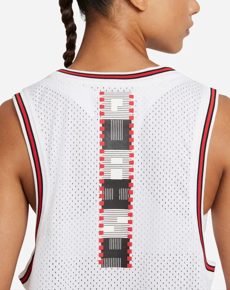 Nike Air Jordan T-shirt Fille Multi Blanc