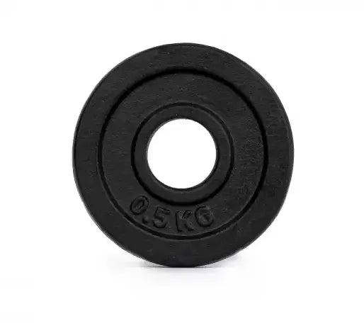 Disco Peso Laubr 0,5kg Preto