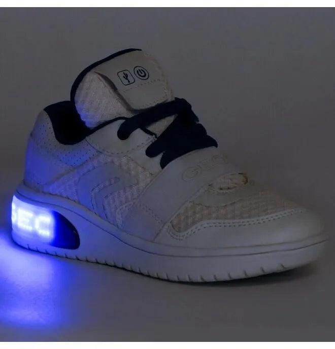 Børnesko Geox Jr Sneaker Hvid/petrol Hvid
