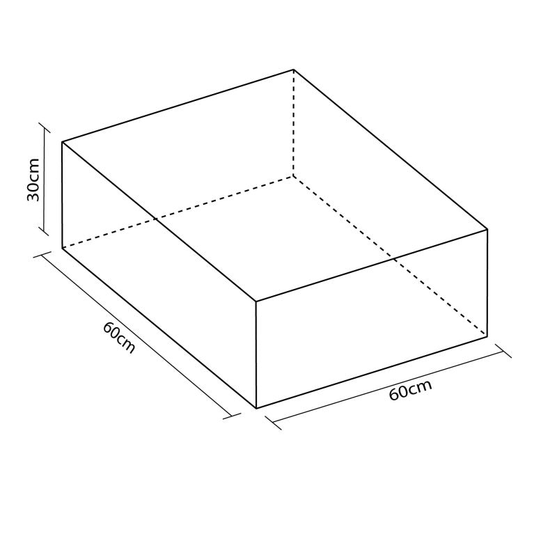 Figura Quadrata 30 Altezza X 60 Larghezza X 60 Sfondo Cm Viola/Verde
