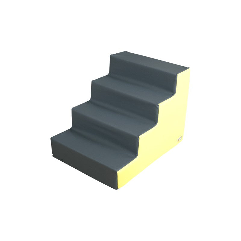 Figure Stairs Light Half 80 Long X 60 High X 60 Width Amarillo/Gris